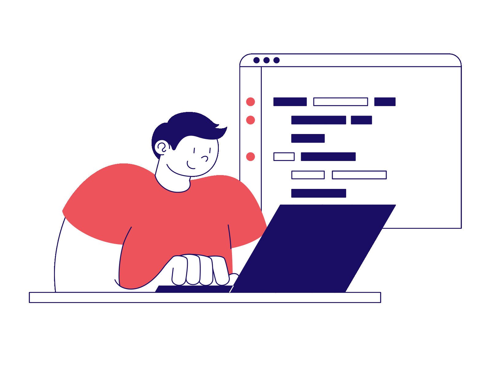 Full-Stack Website feature illustration